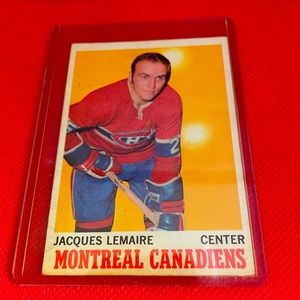 Jacques Lamare hockey card.